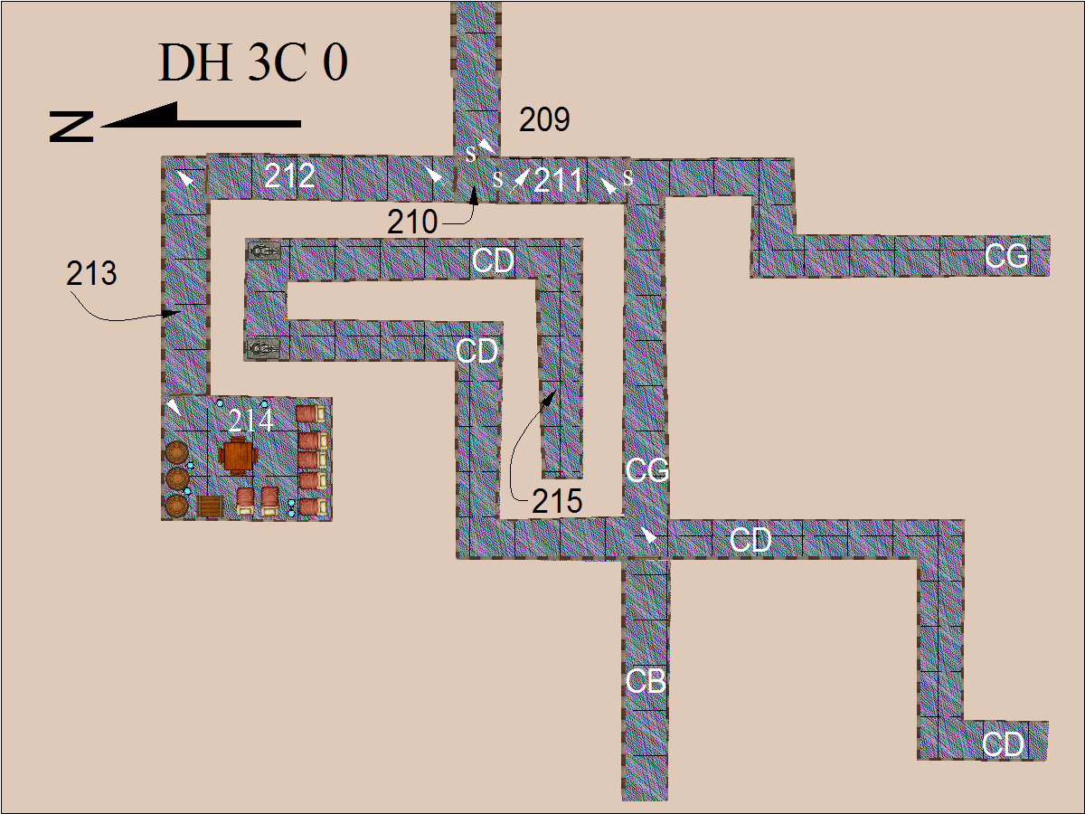 map section DH 3C 0